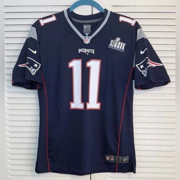 Nike Other - Nike Julian Edelman 11 Jersey Youth 14/16 Large New England Patriots Super Bowl